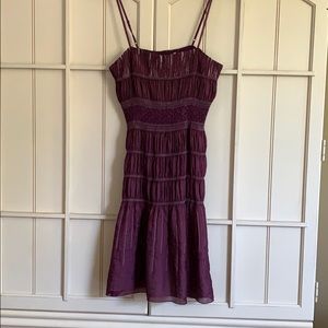 Purple sundress